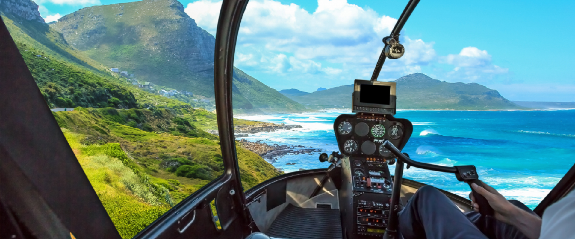 Desfrute de um emocionante passeio de helicóptero privado para Cape Point