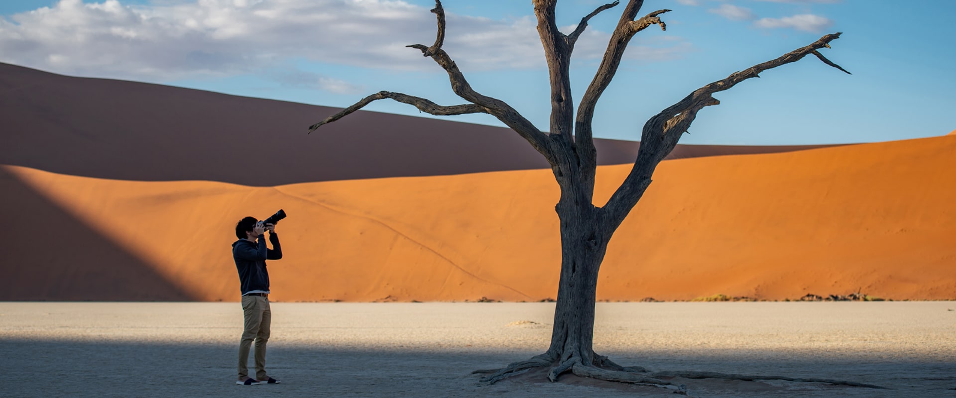 Oportunidades fotográficas incríveis em Deadvlei