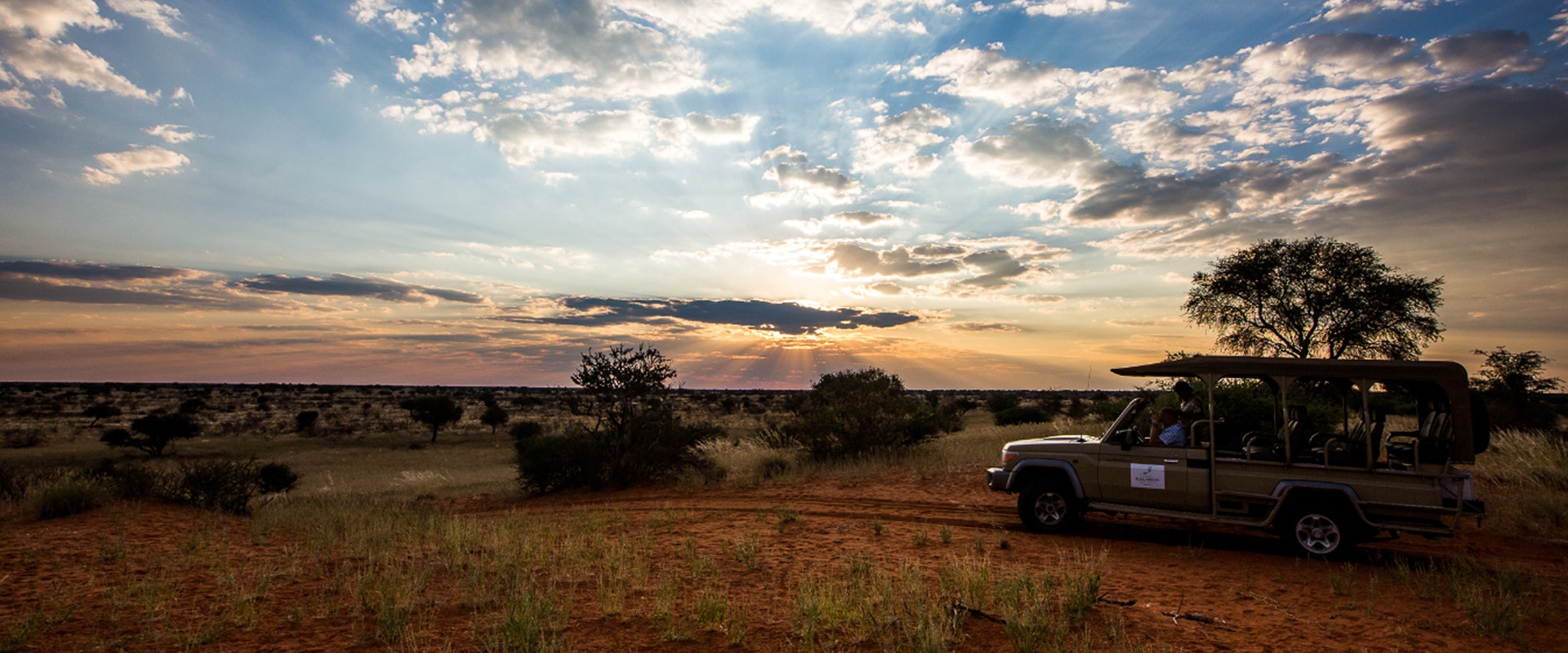 Aproveite os locais das Dunas Kalahari ao pôr-do-sol