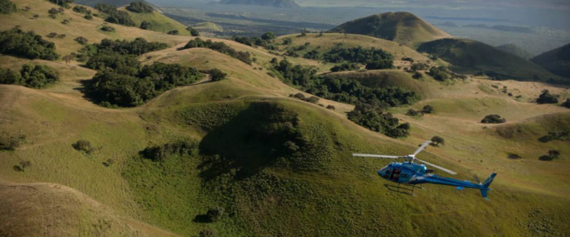 Faça um passeio de helicóptero para o Monte Quênia