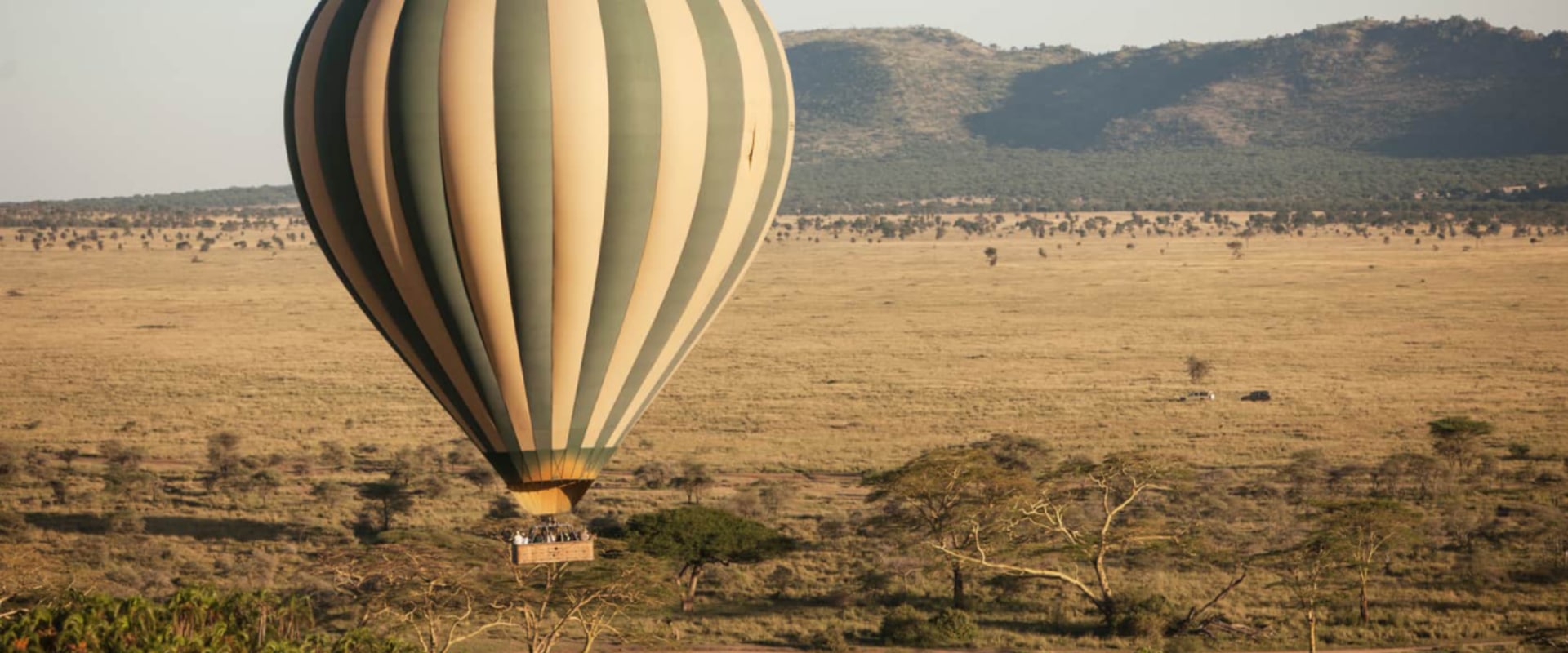 Veja o Serengeti de um balão de ar quente