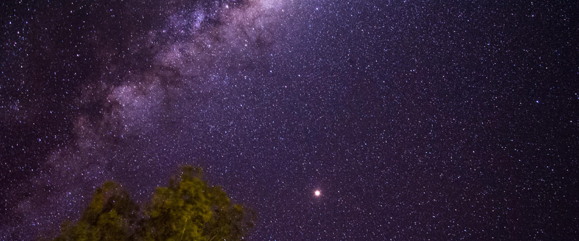 Observando as estrelas em uma viagem de jogo à noite