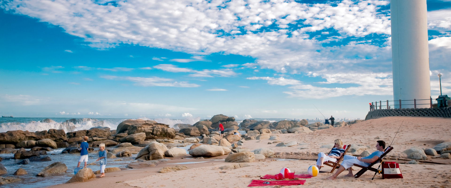 Seja aventureiro na praia