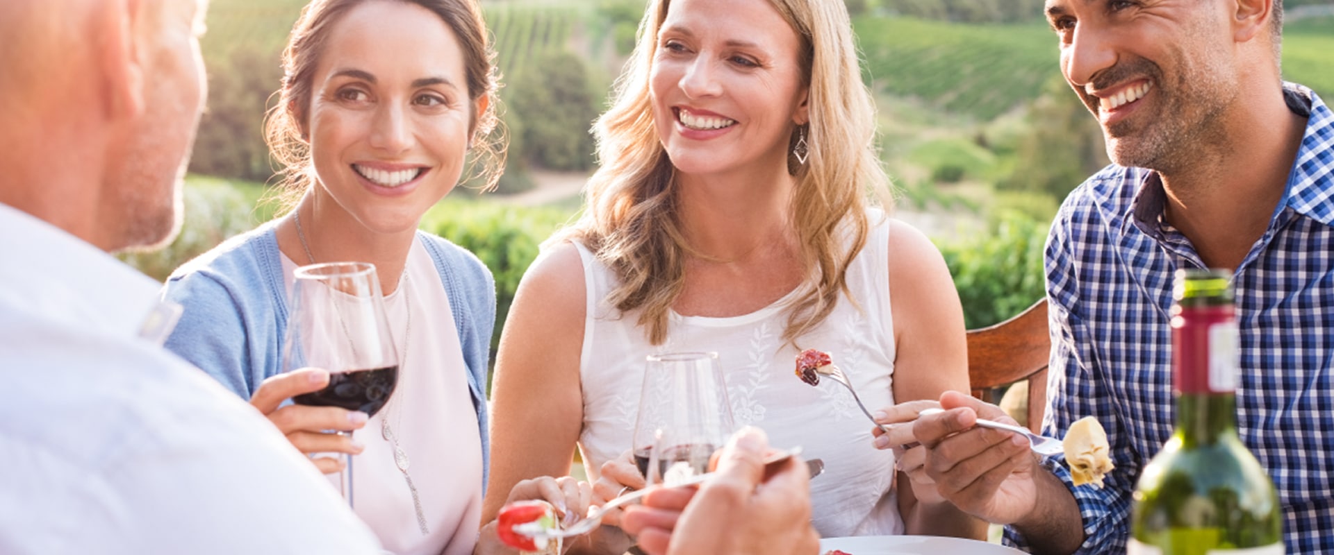 Almoço exclusivamente com um fabricante de vinho e/ou proprietário da fazenda