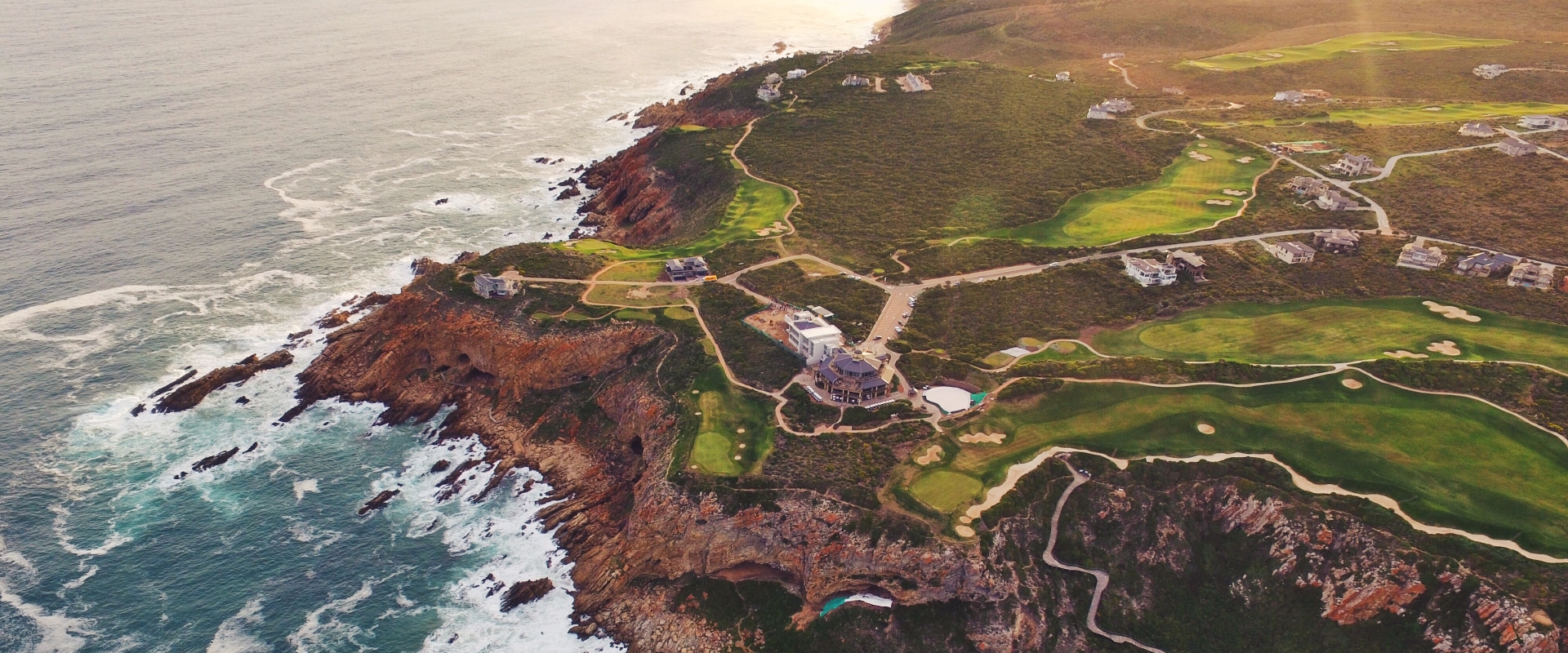 Golfe no Pinnacle Point Golf Course em Mossel Bay