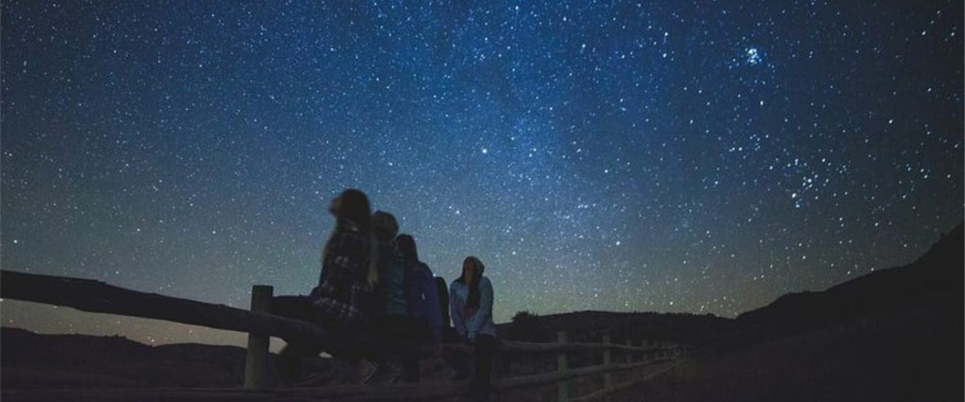 Lose yourselves on a guided star gazing excursion